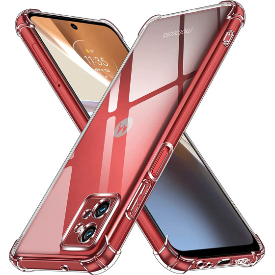 Techsuit - Shockproof Clear Silicone - Motorola Moto G32 - Clear