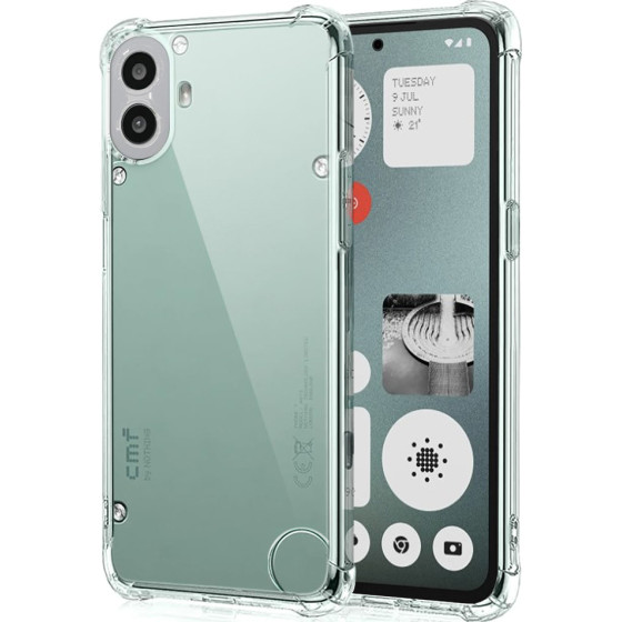 Techsuit - Shockproof Clear Silicone - Nothing CMF Phone 1 - Clear