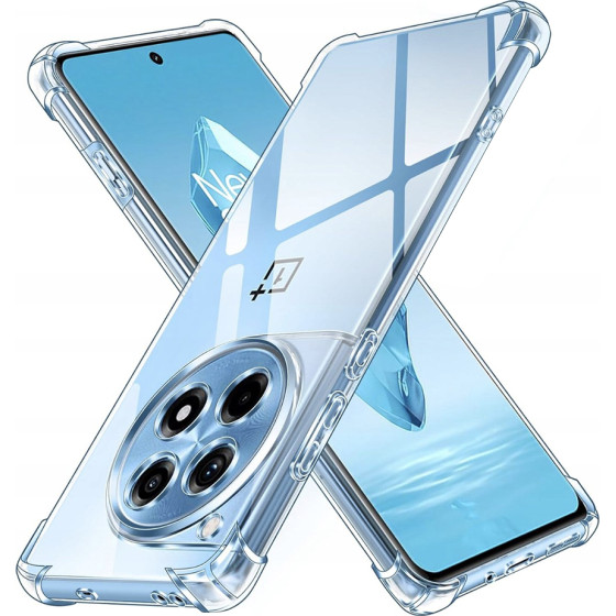 Techsuit - Shockproof Clear Silicone - OnePlus 12R - Clear
