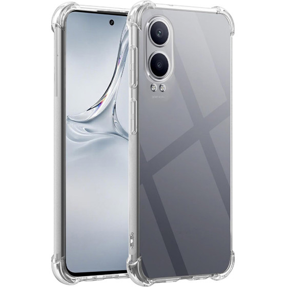 Techsuit - Shockproof Clear Silicone - OnePlus Nord CE4 Lite - Clear