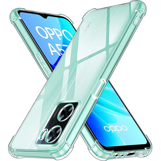 Techsuit - Shockproof Clear Silicone - Oppo A57 4G / A57s / OnePlus Nord N20 SE - Clear