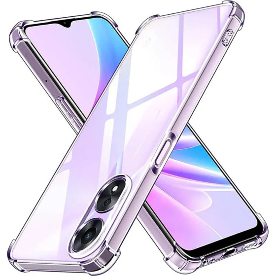 Techsuit - Shockproof Clear Silicone - Oppo A58 5G / A78 5G - Clear