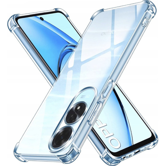 Techsuit - Shockproof Clear Silicone - Oppo A60 4G - Clear