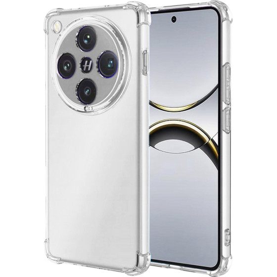 Techsuit - Shockproof Clear Silicone - Oppo Find X8 Pro - Clear