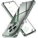 Techsuit - Shockproof Clear Silicone - Oppo Reno12 F 4G / Reno12 F 5G / Reno12 FS 4G / Reno12 FS 5G - Clear