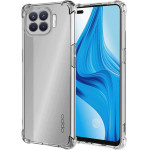 Techsuit - Shockproof Clear Silicone - Oppo Reno4 Lite - Clear