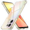 Techsuit - Shockproof Clear Silicone - Oppo Reno8 - Clear