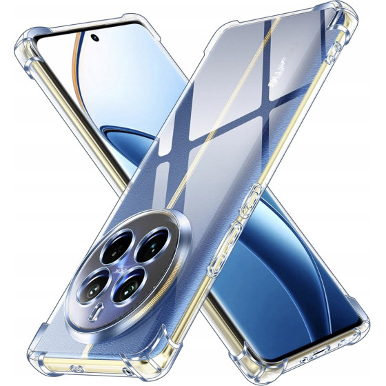 Techsuit - Shockproof Clear Silicone - Realme 12 4G / 12+ / 13 4G - Clear