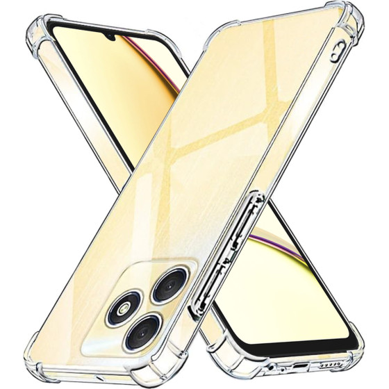 Techsuit - Shockproof Clear Silicone - Realme C53 - Clear
