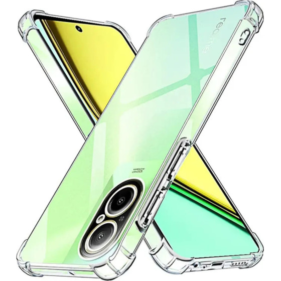 Techsuit - Shockproof Clear Silicone - Realme C67 4G - Clear