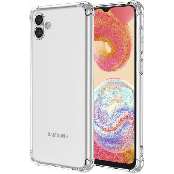 Techsuit - Shockproof Clear Silicone - Samsung Galaxy A04e / M04 - Clear