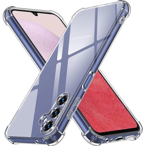 Techsuit - Shockproof Clear Silicone - Samsung Galaxy A14 4G / A14 5G - Clear