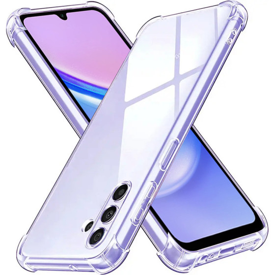 Techsuit - Shockproof Clear Silicone - Samsung Galaxy A15 4G / A15 5G - Clear