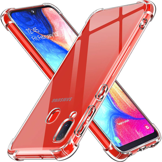 Techsuit - Shockproof Clear Silicone - Samsung Galaxy A20e - Clear