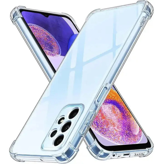 Techsuit - Shockproof Clear Silicone - Samsung Galaxy A23 4G / A23 5G - Clear