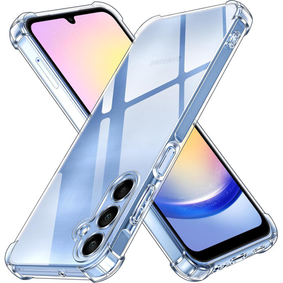 Techsuit - Shockproof Clear Silicone - Samsung Galaxy A25 5G - Clear