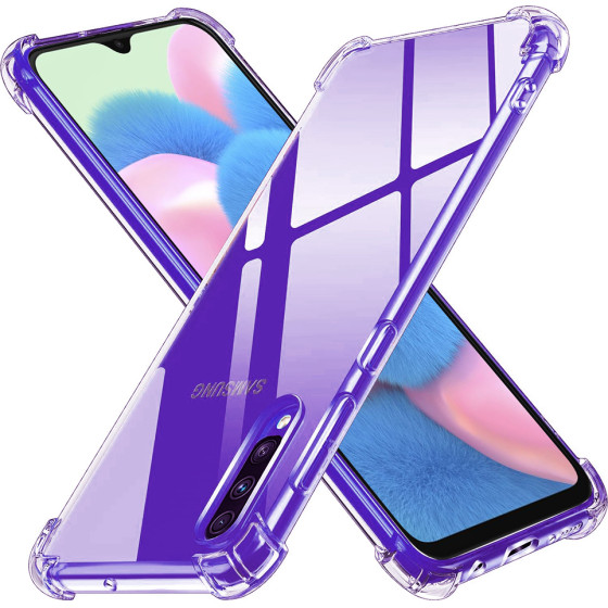 Techsuit - Shockproof Clear Silicone - Samsung Galaxy A30s / A50 / A50s - Clear