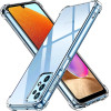 Techsuit - Shockproof Clear Silicone - Samsung Galaxy A32 4G - Clear