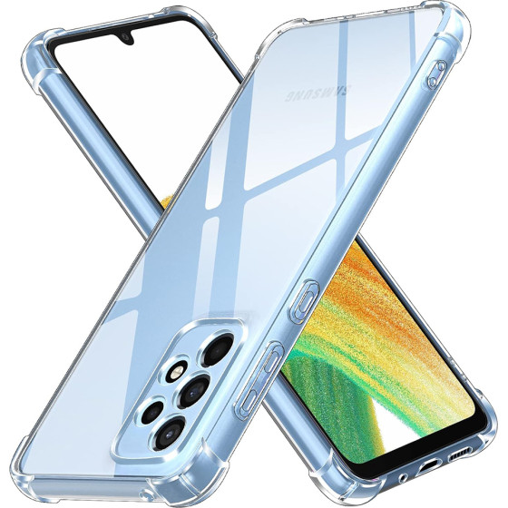 Techsuit - Shockproof Clear Silicone - Samsung Galaxy A33 5G - Clear