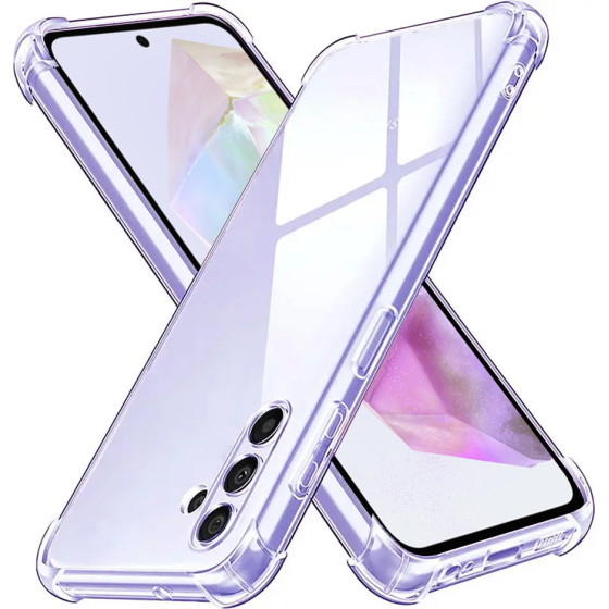 Techsuit - Shockproof Clear Silicone - Samsung Galaxy A35 5G - Clear