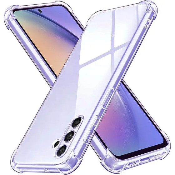 Techsuit - Shockproof Clear Silicone - Samsung Galaxy A54 - Clear