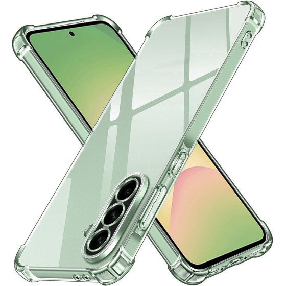 Techsuit - Shockproof Clear Silicone - Samsung Galaxy A56 5G - Clear