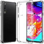 Techsuit - Shockproof Clear Silicone - Samsung Galaxy A70 / A70s - Clear