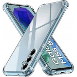 Techsuit - Shockproof Clear Silicone - Samsung Galaxy M55 - Clear