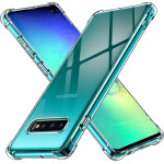 Techsuit - Shockproof Clear Silicone - Samsung Galaxy S10 Plus - Clear