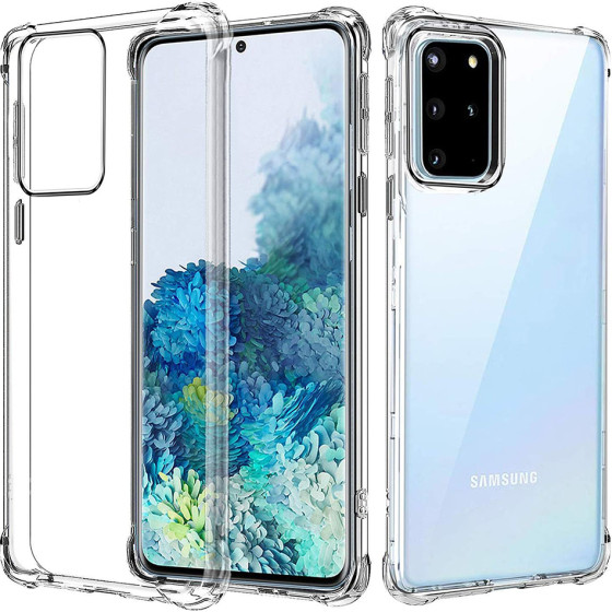 Techsuit - Shockproof Clear Silicone - Samsung Galaxy S20 Plus 4G / S20 Plus 5G - Clear