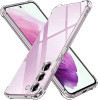 Techsuit - Shockproof Clear Silicone - Samsung Galaxy S21 FE 5G - Clear