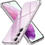 Techsuit - Shockproof Clear Silicone - Samsung Galaxy S21 FE 5G - Clear