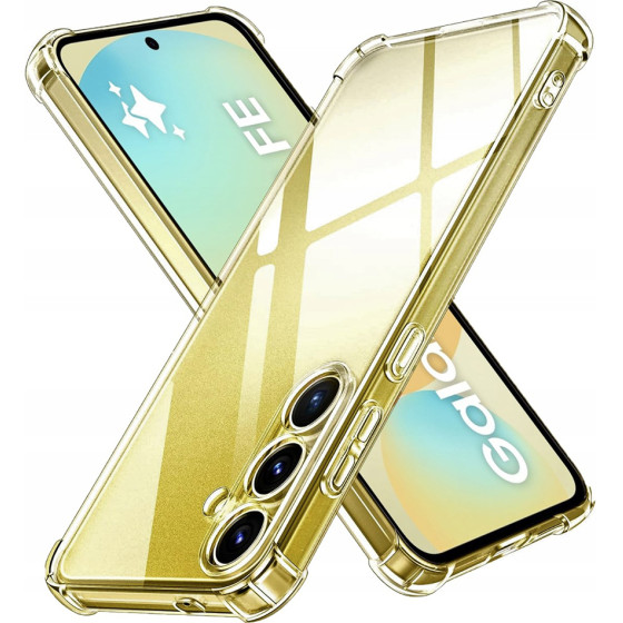 Techsuit - Shockproof Clear Silicone - Samsung Galaxy S24 FE - Clear