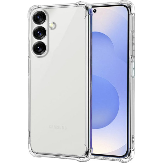 Techsuit - Shockproof Clear Silicone - Samsung Galaxy S25 - Clear
