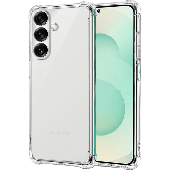 Techsuit - Shockproof Clear Silicone - Samsung Galaxy S25 Plus - Clear