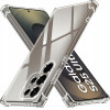 Techsuit - Shockproof Clear Silicone - Samsung Galaxy S25 Ultra - Clear