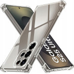 Techsuit - Shockproof Clear Silicone - Samsung Galaxy S25 Ultra - Clear