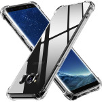 Techsuit - Shockproof Clear Silicone - Samsung Galaxy S8 Plus - Clear