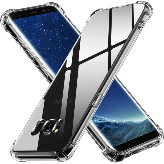 Techsuit - Shockproof Clear Silicone - Samsung Galaxy S8 Plus - Clear