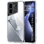 Techsuit - Shockproof Clear Silicone - Tecno Pova 5 Pro - Clear