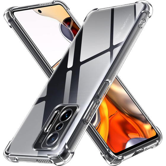 Techsuit - Shockproof Clear Silicone - Xiaomi 11T / 11T Pro - Clear