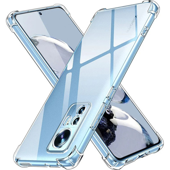 Techsuit - Shockproof Clear Silicone - Xiaomi 12 / 12X - Clear