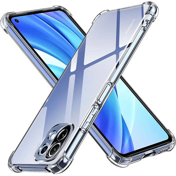 Techsuit - Shockproof Clear Silicone - Xiaomi Mi 11 Lite 4G / Mi 11 Lite 5G / 11 Lite 5G NE - Clear