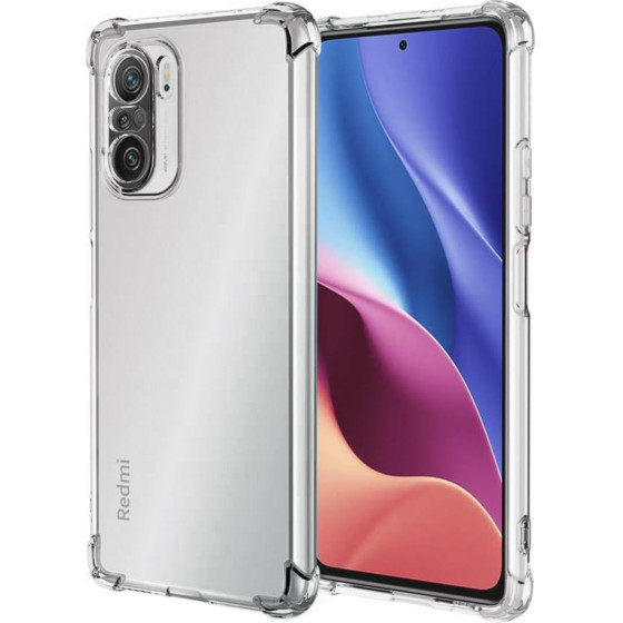 Techsuit - Shockproof Clear Silicone - Xiaomi Mi 11i / Poco F3 - Clear