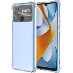 Techsuit - Shockproof Clear Silicone - Xiaomi Poco C40 - Clear