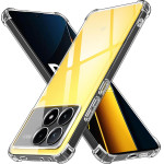 Techsuit - Shockproof Clear Silicone - Xiaomi Poco X6 Pro - Clear