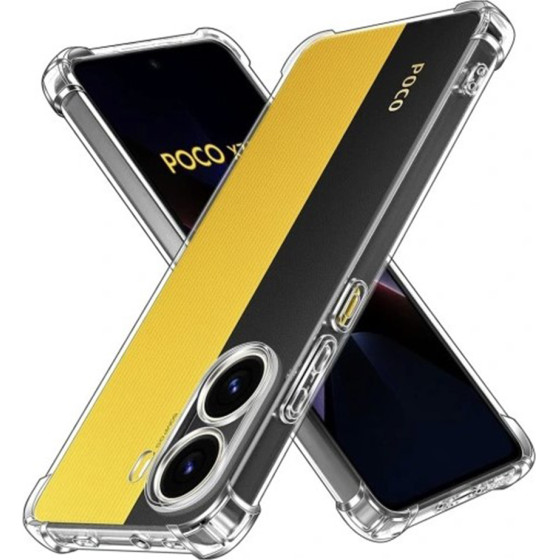 Techsuit - Shockproof Clear Silicone - Xiaomi Poco X7 Pro - Clear