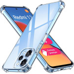 Techsuit - Shockproof Clear Silicone - Xiaomi Redmi 12 4G / 12 5G - Clear