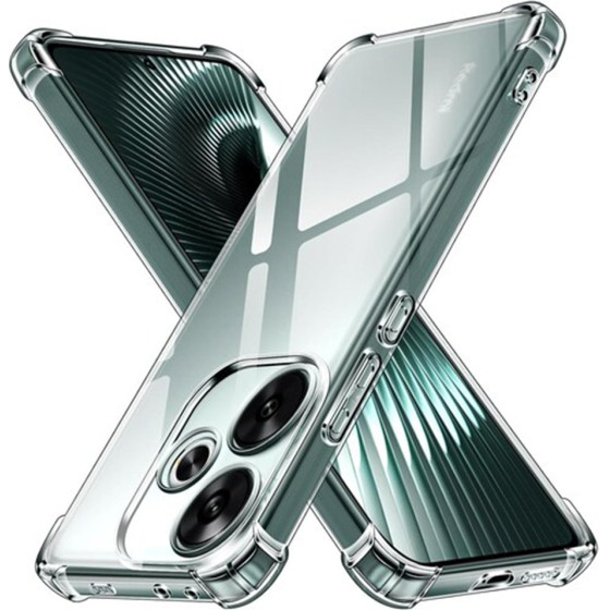 Techsuit - Shockproof Clear Silicone - Xiaomi Redmi 13 / Poco M6 4G - Clear