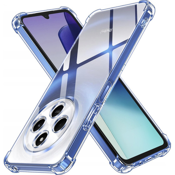 Techsuit - Shockproof Clear Silicone - Xiaomi Redmi 14C / Poco C75 - Clear